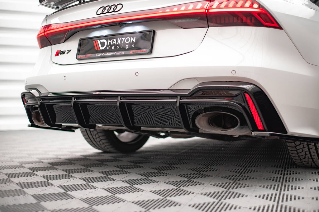 Difusor trasero para Audi RS7 C8 (Version with towbar)