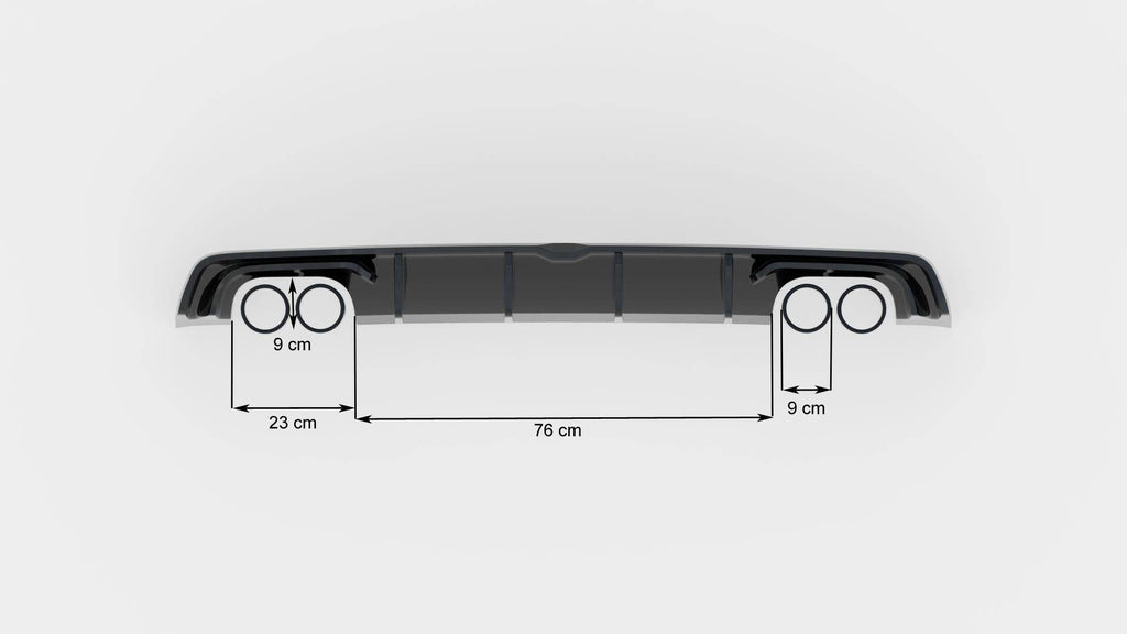 Difusor trasero para Audi S3 Sedan 8V