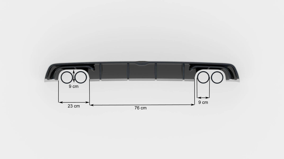 Difusor trasero para Audi S3 Sedan 8V