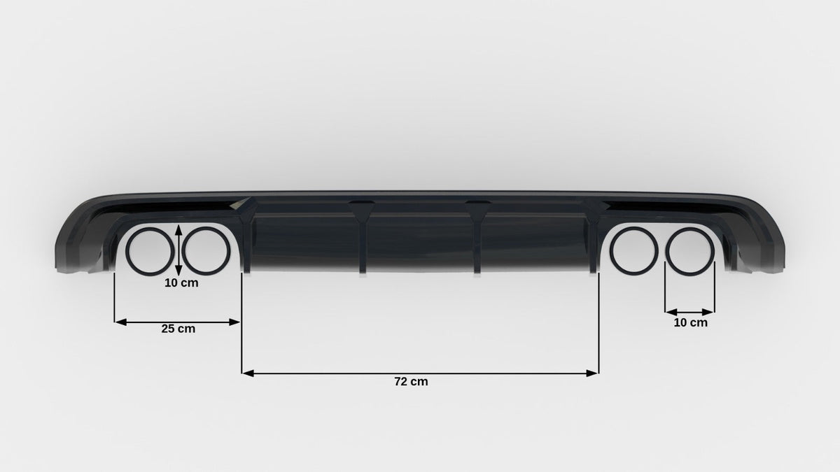 Difusor trasero para Audi S3 Sportback 8V