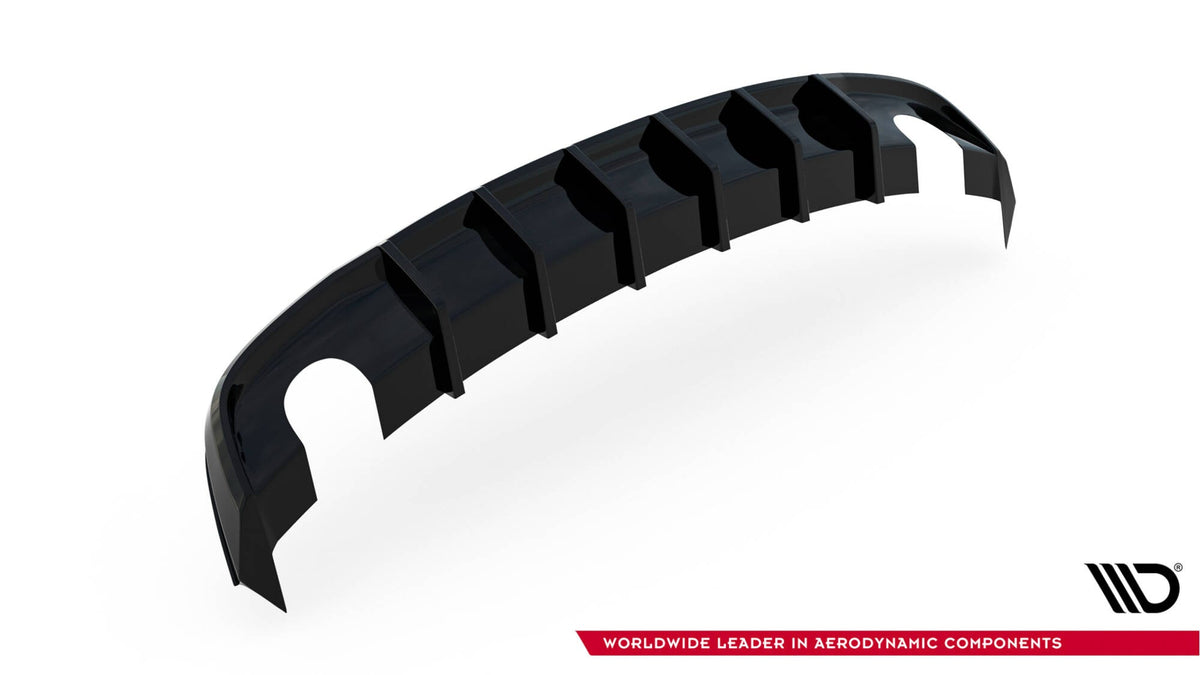 Difusor trasero para Audi S5 / A5 S-Line 8T Facelift (Version with single Exhausts on both sides)