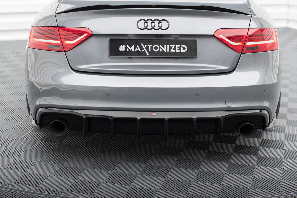 Difusor trasero para Audi S5 / A5 S-Line 8T Facelift (Version with single Exhausts on both sides)