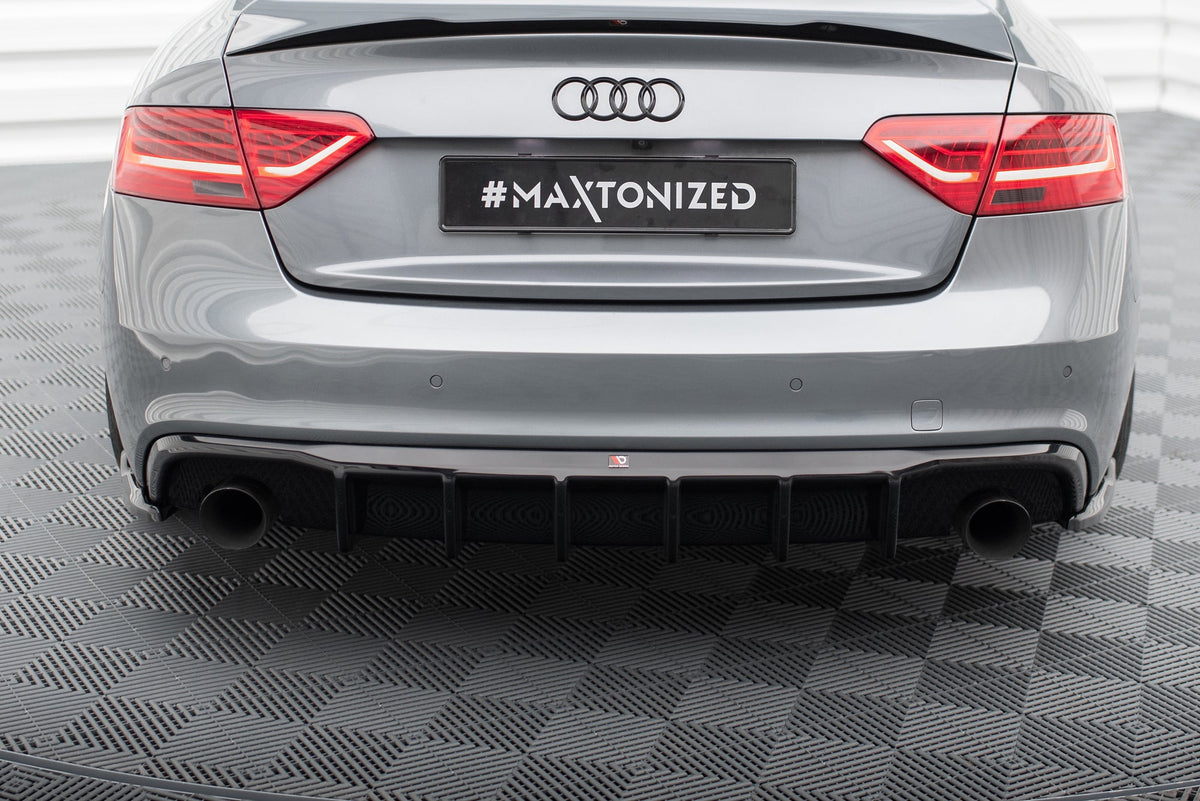 Difusor trasero para Audi S5 / A5 S-Line 8T Facelift (Version with single Exhausts on both sides)