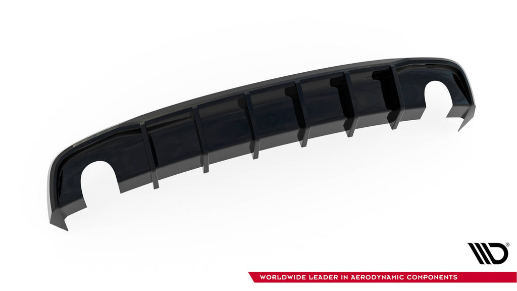 Difusor trasero para Audi S5 / A5 S-Line 8T Facelift (Version with single Exhausts on both sides)