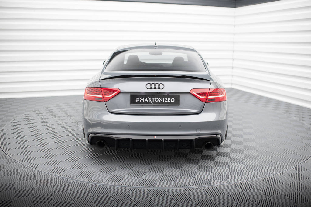 Difusor trasero para Audi S5 / A5 S-Line 8T Facelift (Version with single Exhausts on both sides)