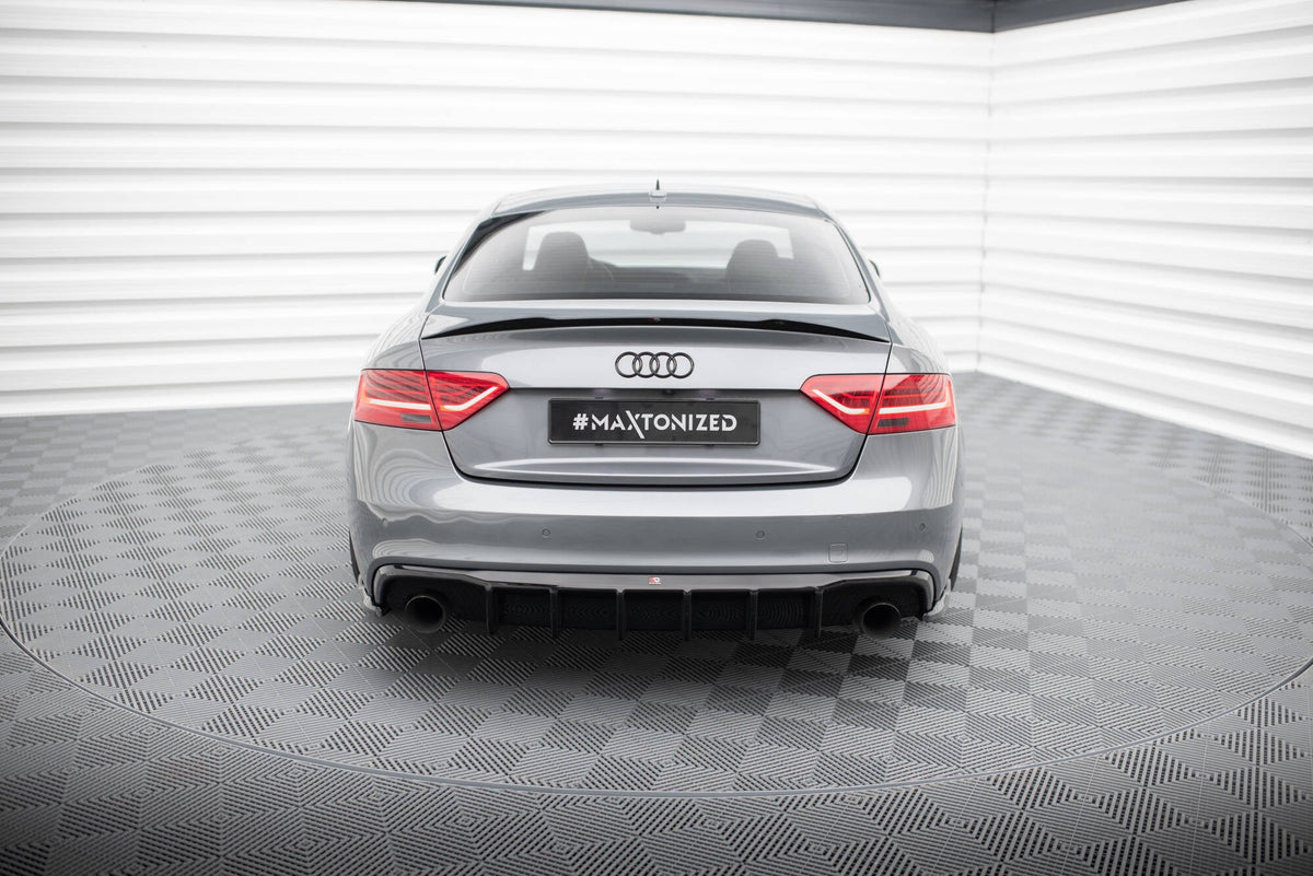 Difusor trasero para Audi S5 / A5 S-Line 8T Facelift (Version with single Exhausts on both sides)