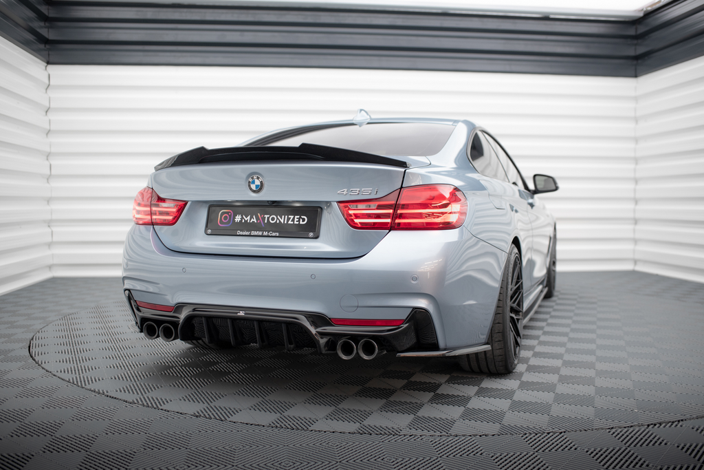 Difusor trasero para BMW 4 Coupe / Gran Coupe / Cabrio M-Pack F32 / F36 / F33 (Version with dual Exhausts on both sides)