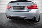Difusor trasero para BMW 4 Coupe / Gran Coupe / Cabrio M-Pack F32 / F36 / F33 (Version with single Exhausts on both sides)