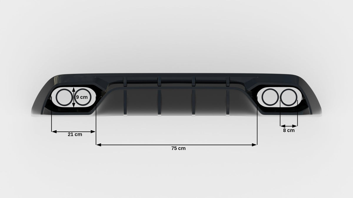 Difusor trasero para Cupra Leon Hatchback Mk1