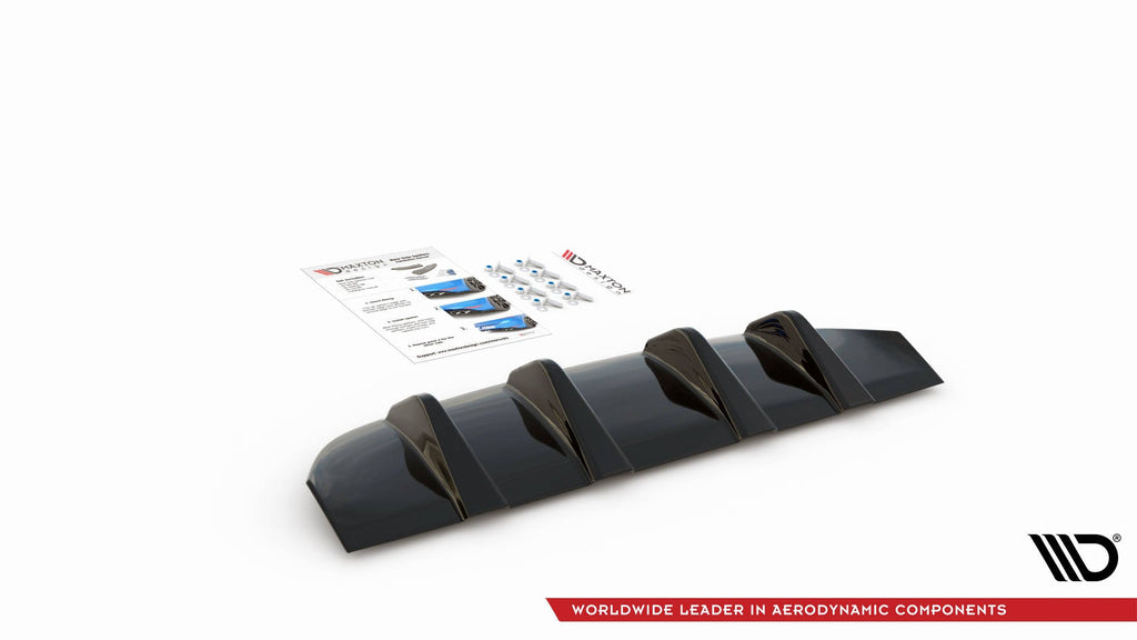 Difusor trasero para Mercedes-Benz GLC Coupe AMG-Line C253 Facelift