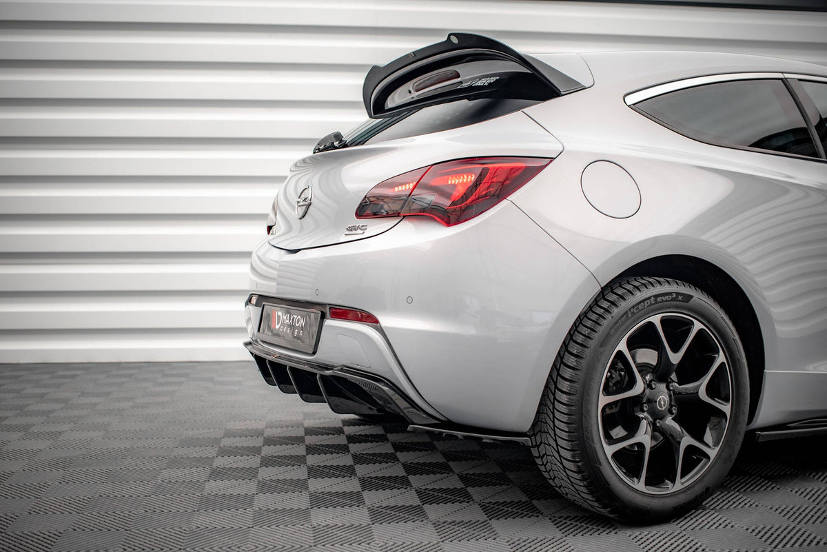 Difusor trasero para Opel Astra GTC OPC-Line J (Version with single Exhaust on one side)