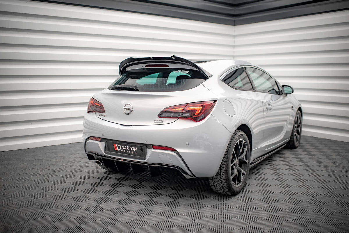 Difusor trasero para Opel Astra GTC OPC-Line J (Version with single Exhaust on one side)