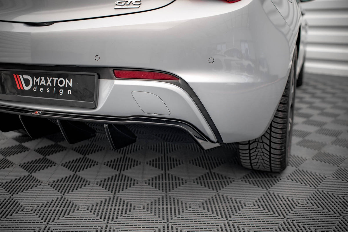 Difusor trasero para Opel Astra GTC OPC-Line J (Version with single Exhaust on one side)