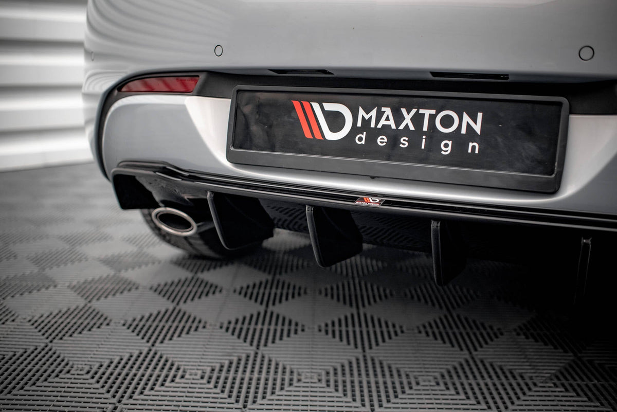 Difusor trasero para Opel Astra GTC OPC-Line J (Version with single Exhaust on one side)
