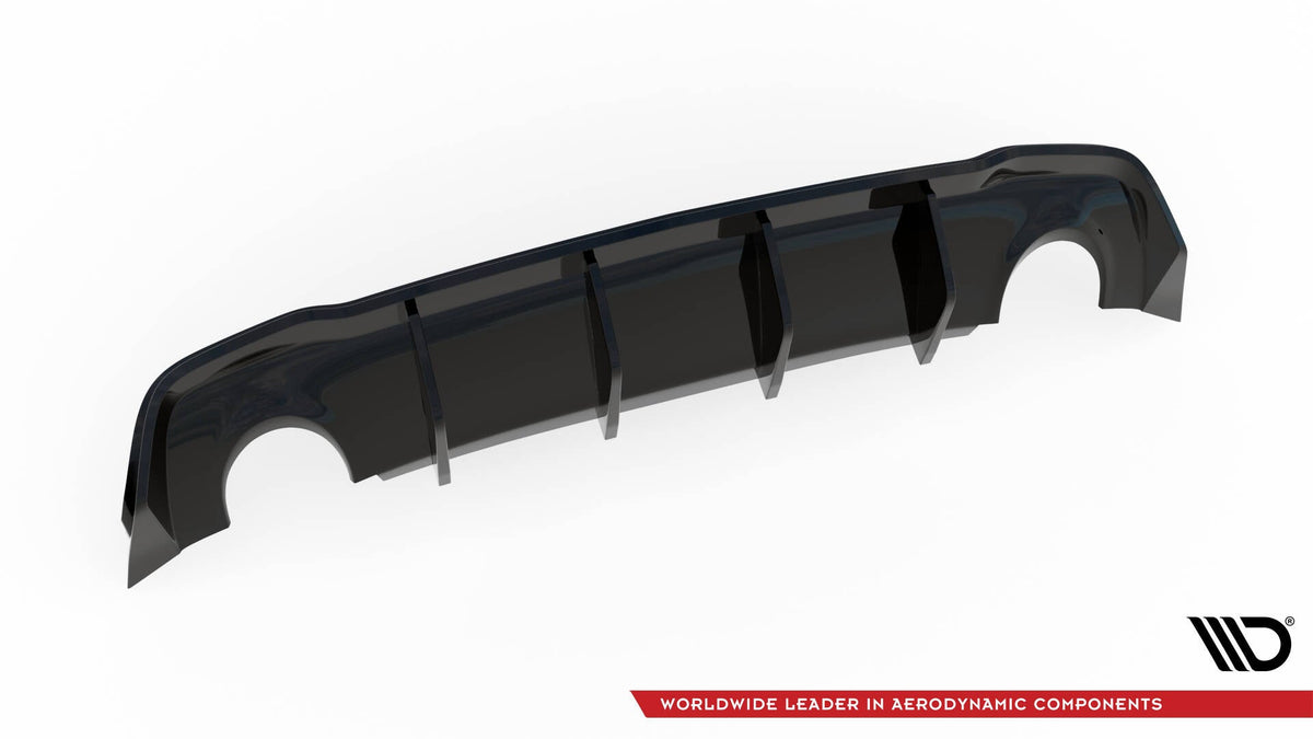 Difusor trasero para Opel Astra GTC OPC-Line J (Version with single Exhausts on both sides)