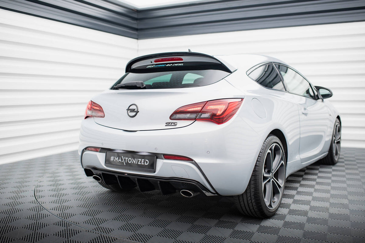 Difusor trasero para Opel Astra GTC OPC-Line J (Version with single Exhausts on both sides)