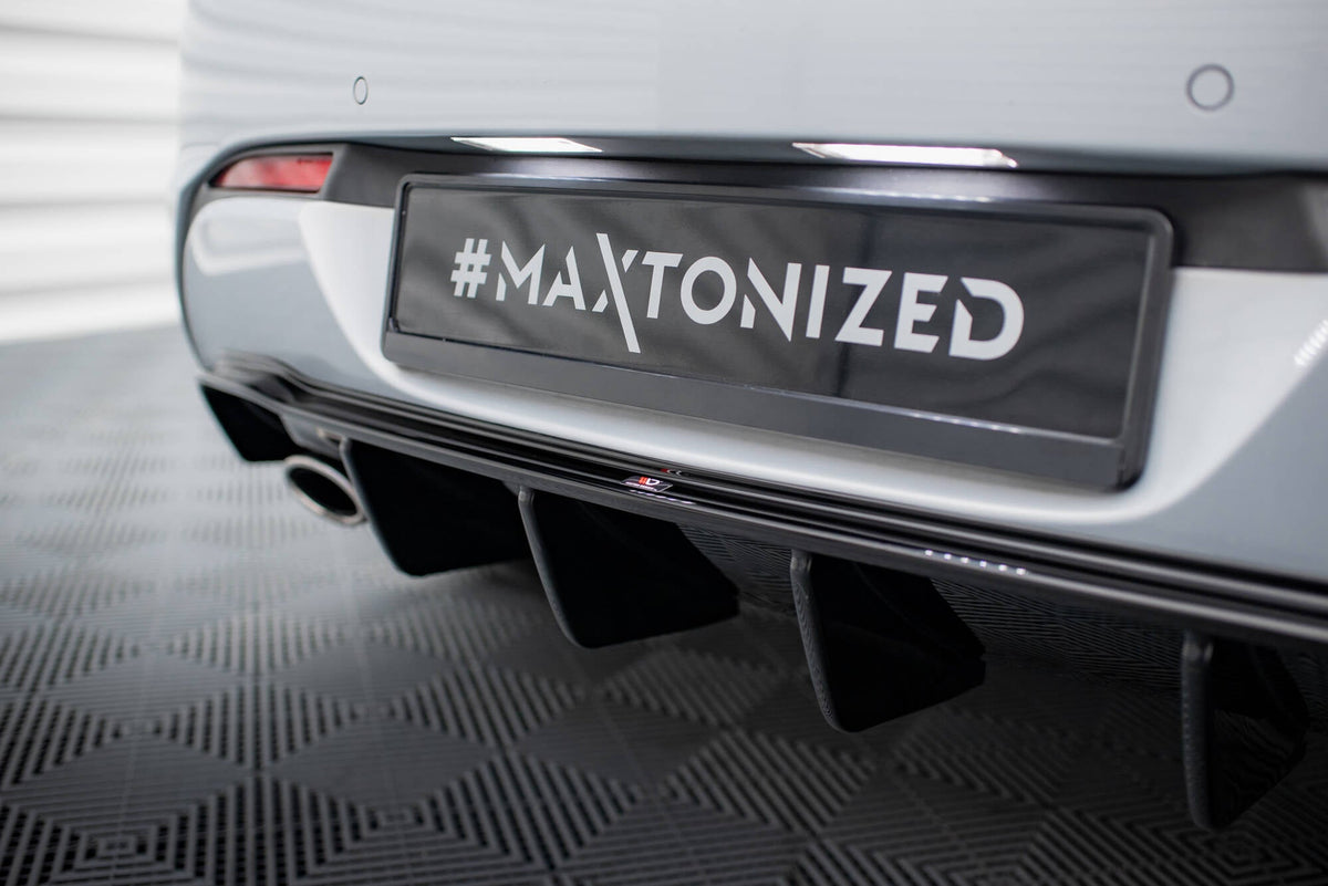 Difusor trasero para Opel Astra GTC OPC-Line J (Version with single Exhausts on both sides)