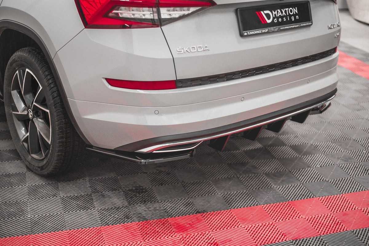 Difusor trasero para Skoda Kodiaq Sportline Mk1 / Mk1 Facelift
