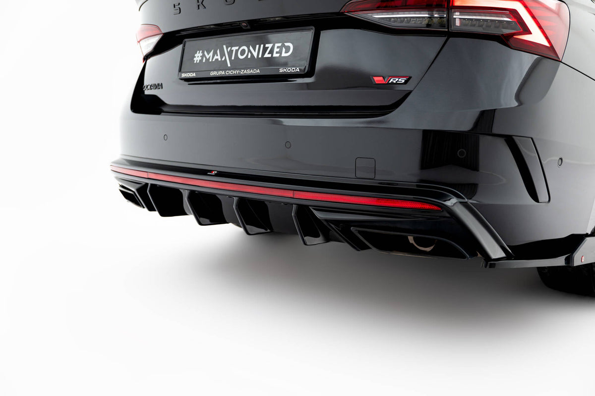 Difusor trasero para Skoda Octavia RS Liftback / Combi Mk4 Facelift