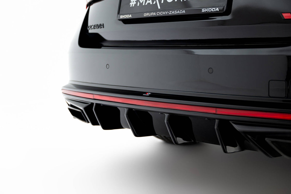 Difusor trasero para Skoda Octavia RS Liftback / Combi Mk4 Facelift