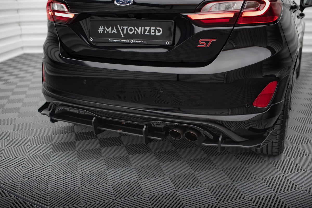 Difusor trasero Street Pro + flaps para Ford Fiesta Mk8 ST