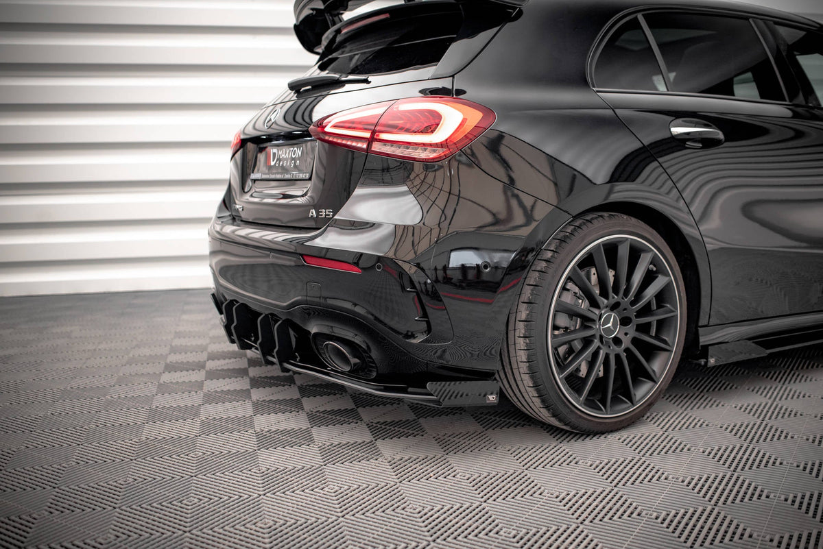 Difusor trasero Street Pro + flaps para Mercedes A35 AMG Hatchback Aero Pack W177