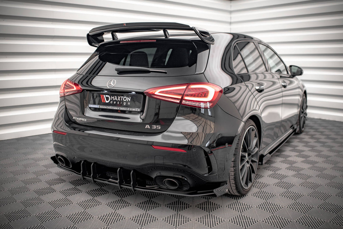 Difusor trasero Street Pro + flaps para Mercedes A35 AMG Hatchback Aero Pack W177