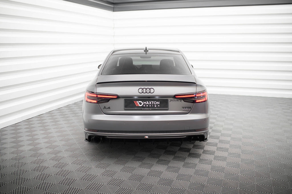 Difusor trasero V.1 para Audi A4 S-line B9 (Version with single Exhaust tips on one side)