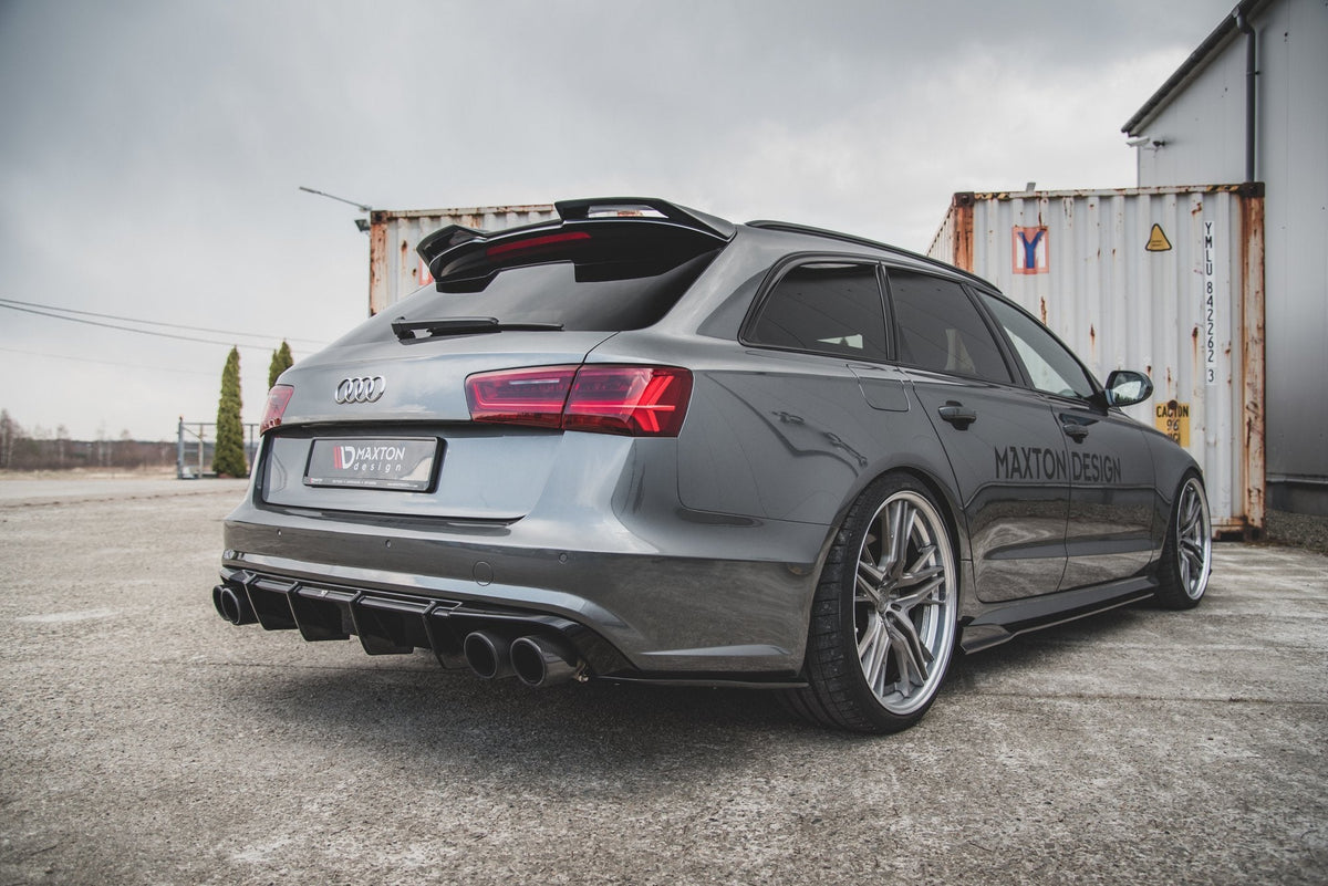 Difusor trasero V.1 para Audi S6 C7 Facelift