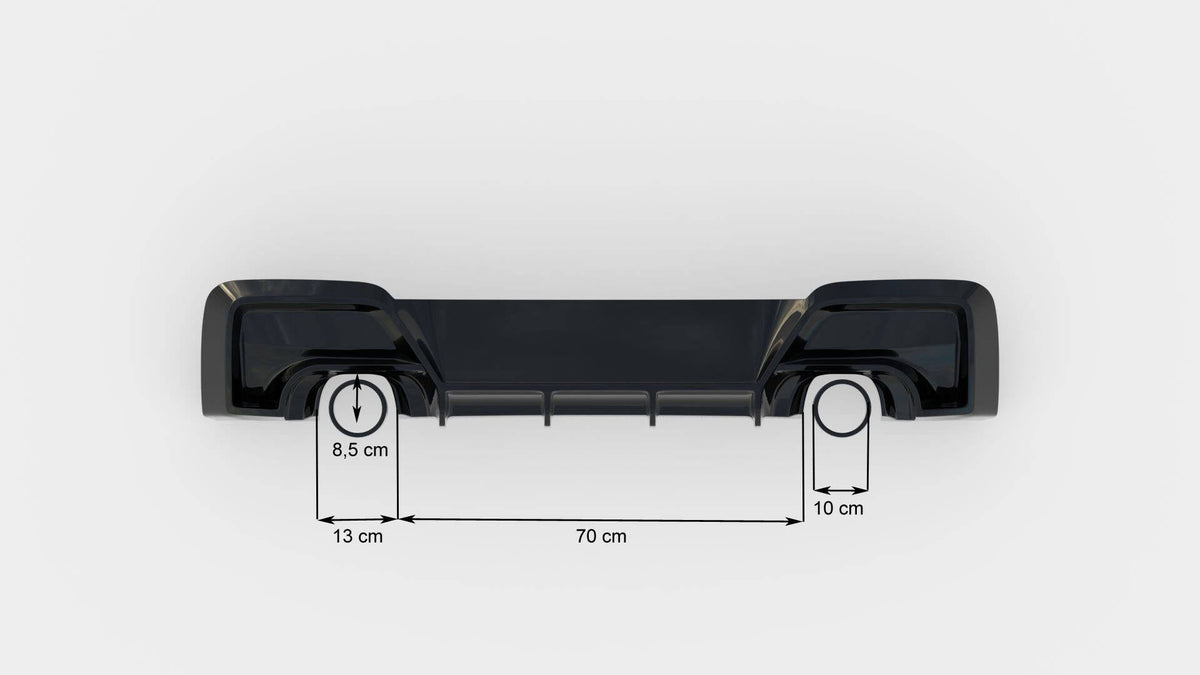 Difusor trasero V.1 para BMW M135i F20