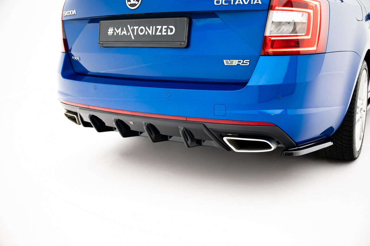 Difusor trasero V.1 para Skoda Octavia RS Mk3 / Mk3 Facelift Hatchback / Estate