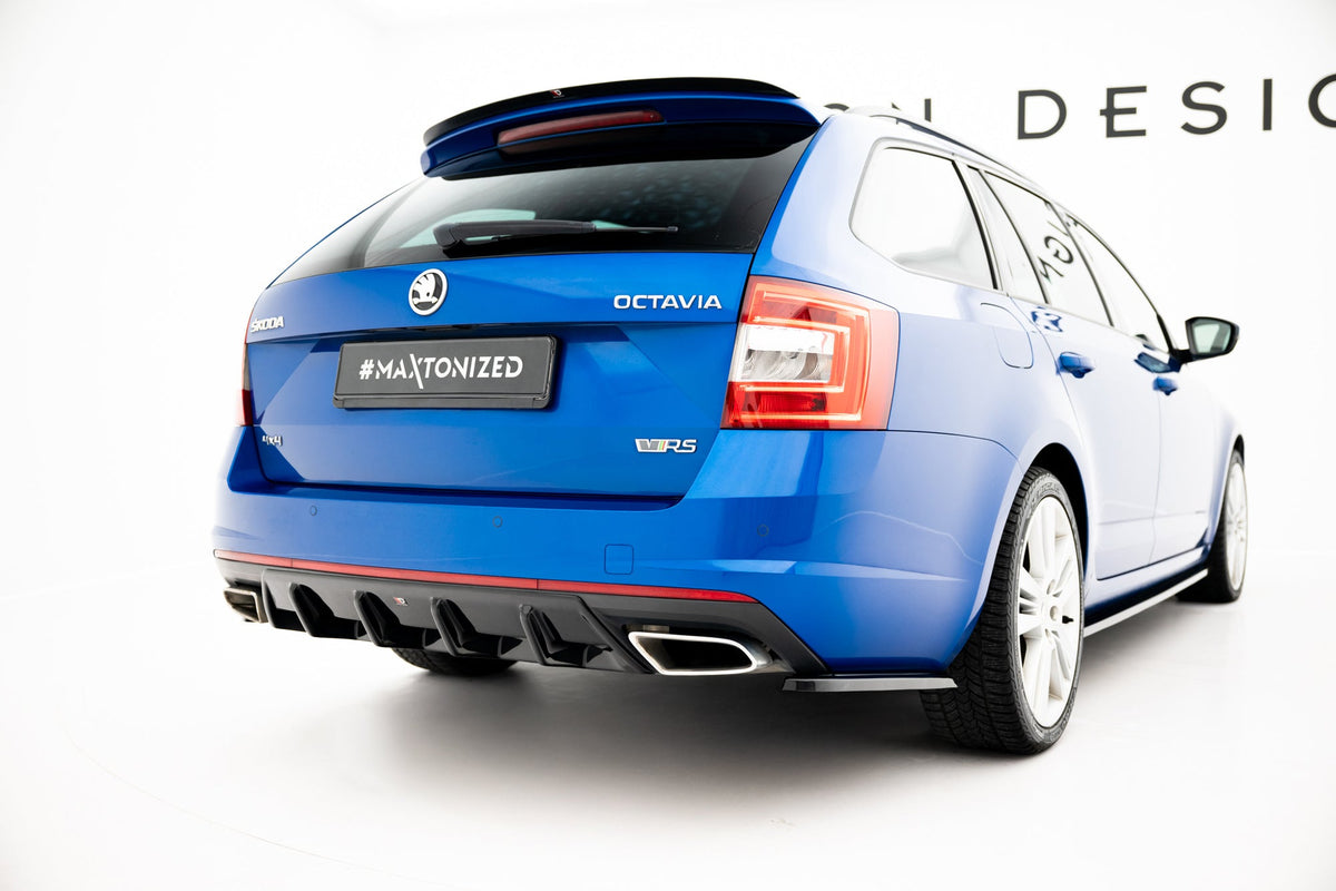 Difusor trasero V.1 para Skoda Octavia RS Mk3 / Mk3 Facelift Hatchback / Estate
