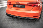 Difusor trasero V.2 para Audi RS3 Sportback 8V Facelift