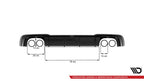 Difusor trasero V.2 para Audi RS3 Sportback 8V Facelift