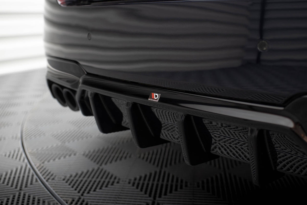 Difusor trasero V.2 para BMW 5 M-Pack F10 / F11 (Version with double Exhaust on one side)