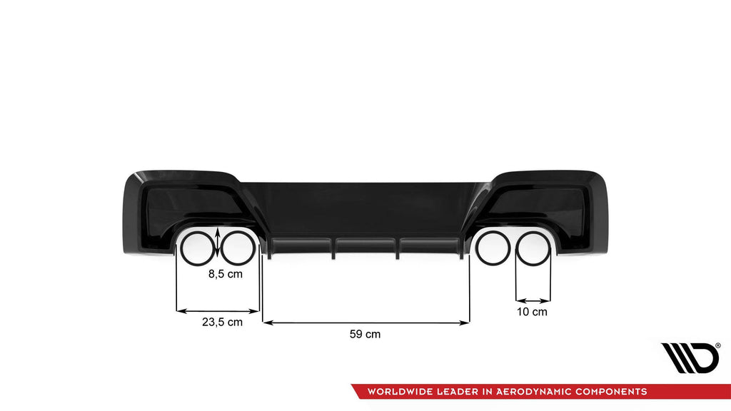 Difusor trasero V.2 para BMW M135i F20