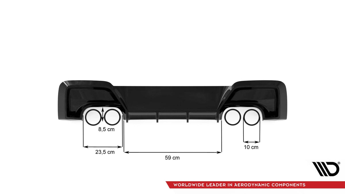 Difusor trasero V.2 para BMW M135i F20