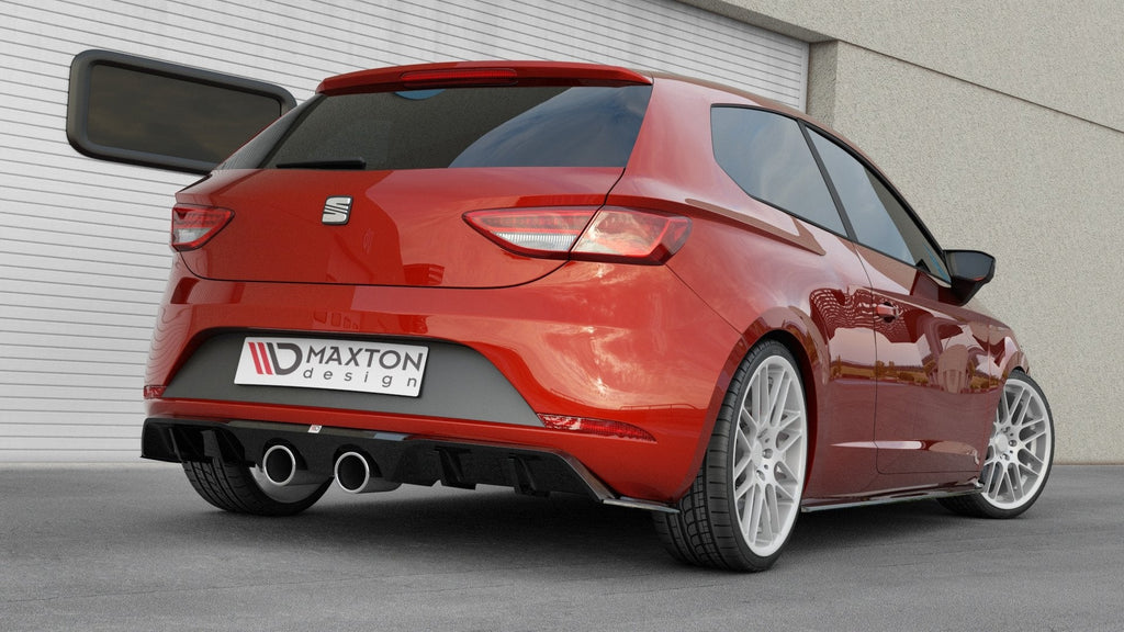 Difusor trasero V.2 para Seat Leon Cupra Hatchback Mk3 Facelift