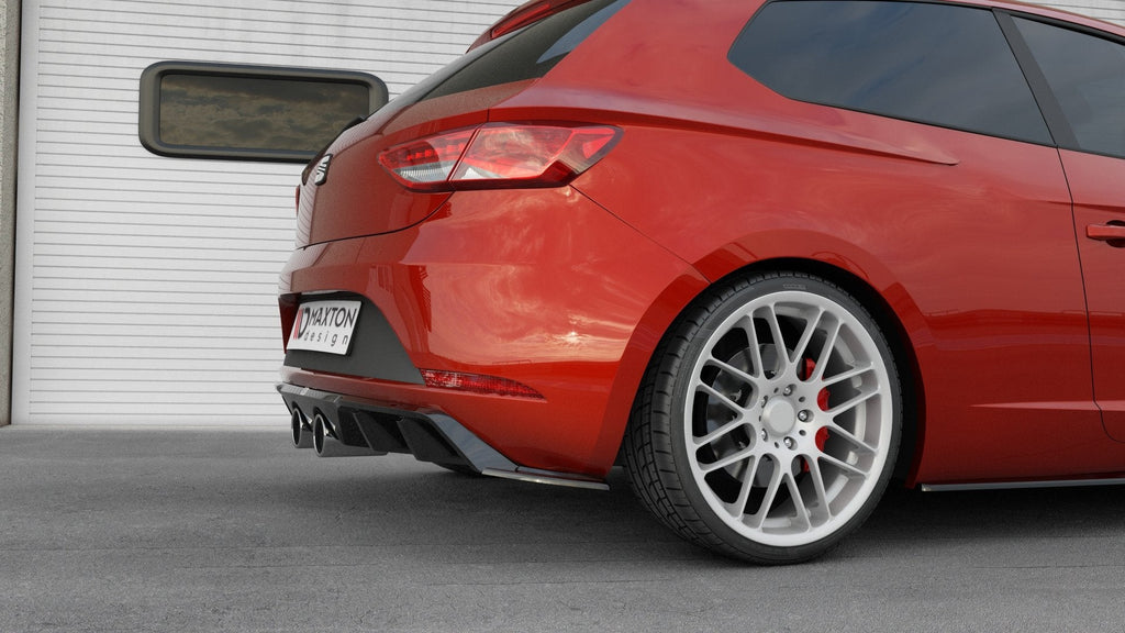 Difusor trasero V.2 para Seat Leon Cupra Hatchback Mk3 Facelift
