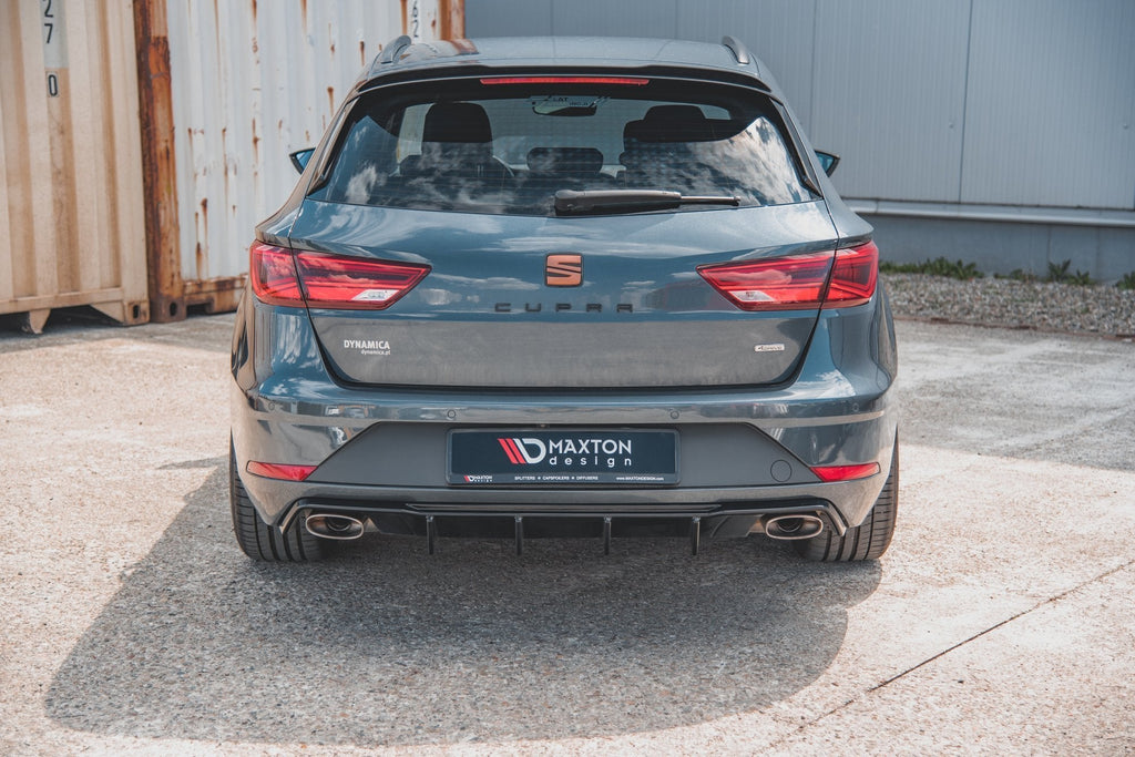 Difusor trasero V.2 para Seat Leon Cupra ST Mk3 Facelift