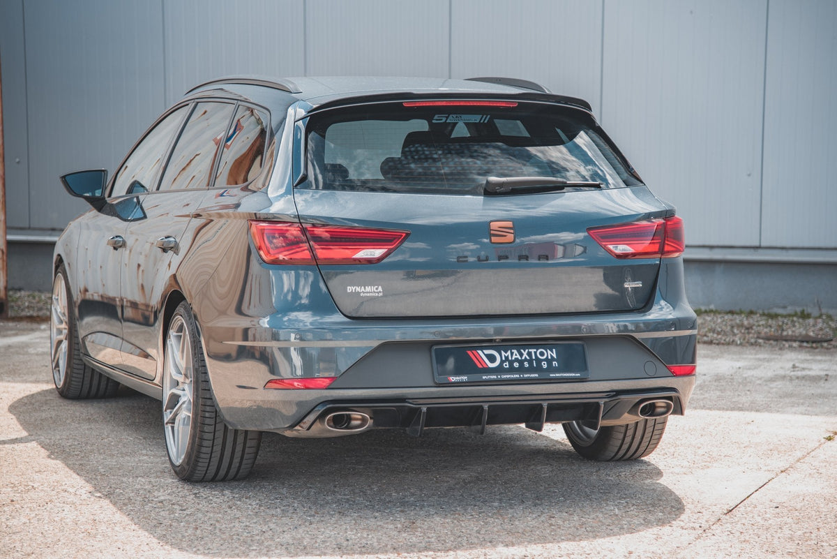 Difusor trasero V.2 para Seat Leon Cupra ST Mk3 Facelift