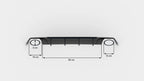 Difusor trasero V.2 para Seat Leon Cupra ST Mk3 Facelift
