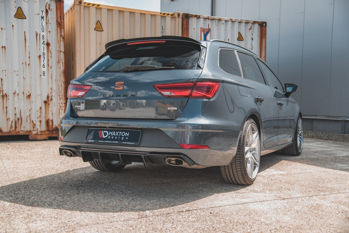 Difusor trasero V.2 para Seat Leon Cupra ST Mk3 Facelift