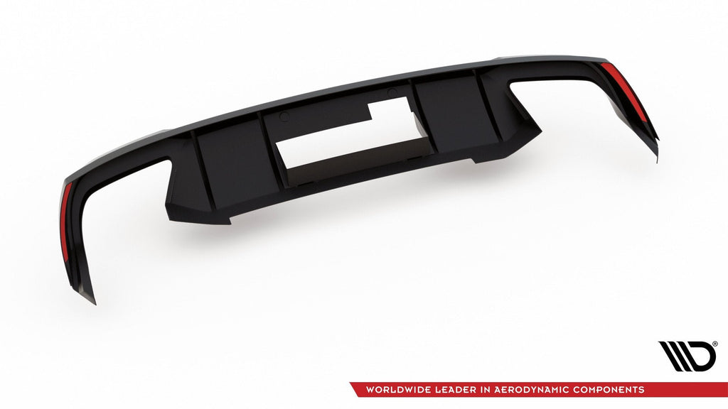 Difusor trasero V.2 para Skoda Octavia RS Mk3 / Mk3 Facelift Hatchback / Estate