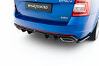Difusor trasero V.2 para Skoda Octavia RS Mk3 / Mk3 Facelift Hatchback / Estate