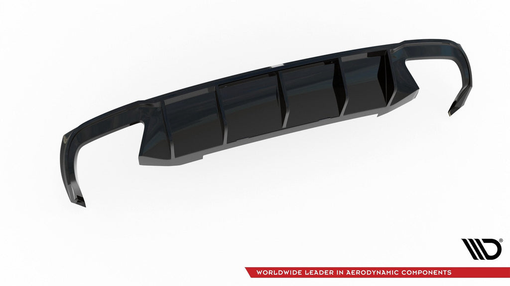 Difusor trasero V.2 para Skoda Octavia RS Mk3 / Mk3 Facelift Hatchback / Estate