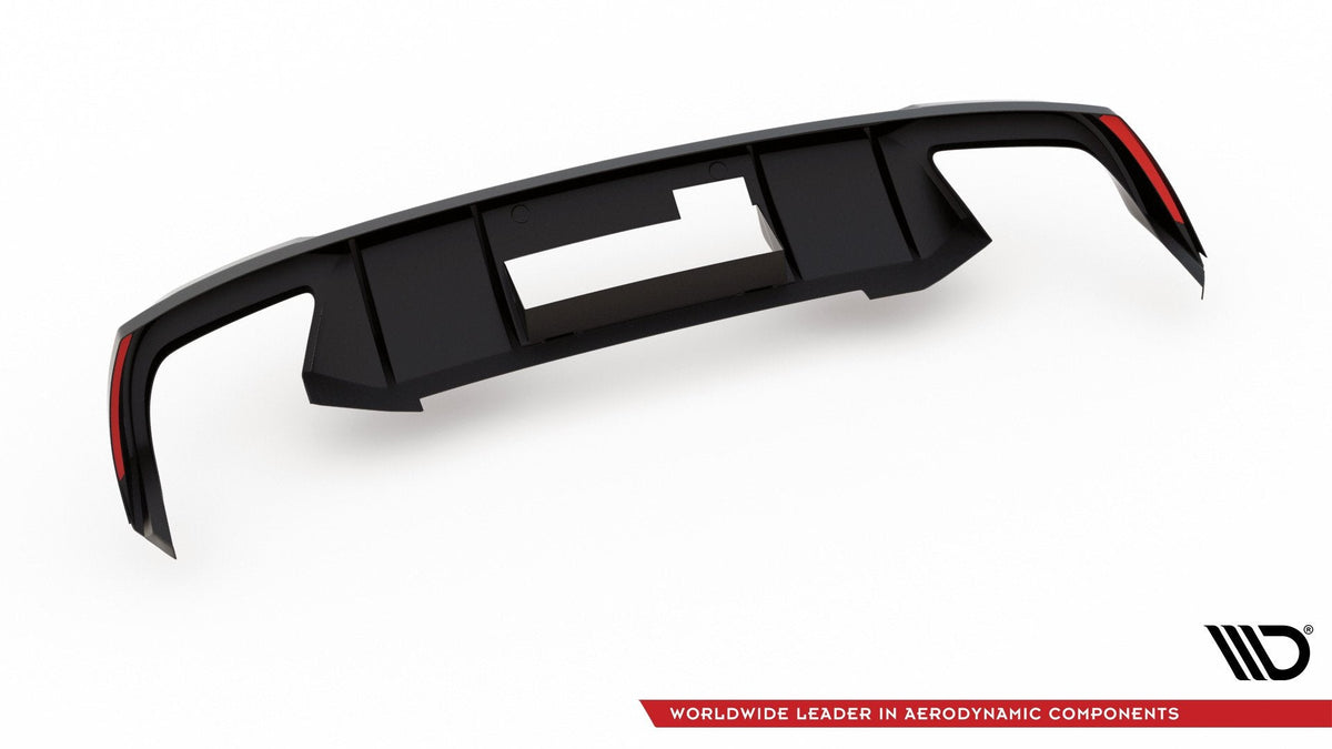 Difusor trasero V.2 para Skoda Octavia RS Mk3 / Mk3 Facelift Hatchback / Estate