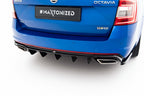 Difusor trasero V.2 para Skoda Octavia RS Mk3 / Mk3 Facelift Hatchback / Estate