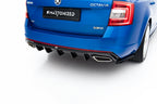 Difusor trasero V.2 para Skoda Octavia RS Mk3 / Mk3 Facelift Hatchback / Estate