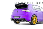 Difusor trasero V.2 para Volkswagen Golf R Hatchback Mk8 Facelift